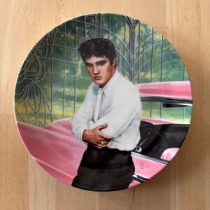 'Elvis at the Gates of Graceland' Collectible Plate